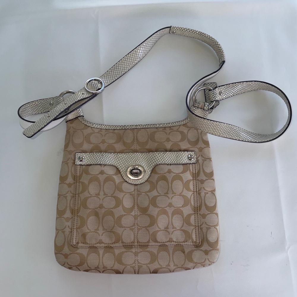 Vintage Coach Penelope Crossbody Snake Skin bag B1168-F16536